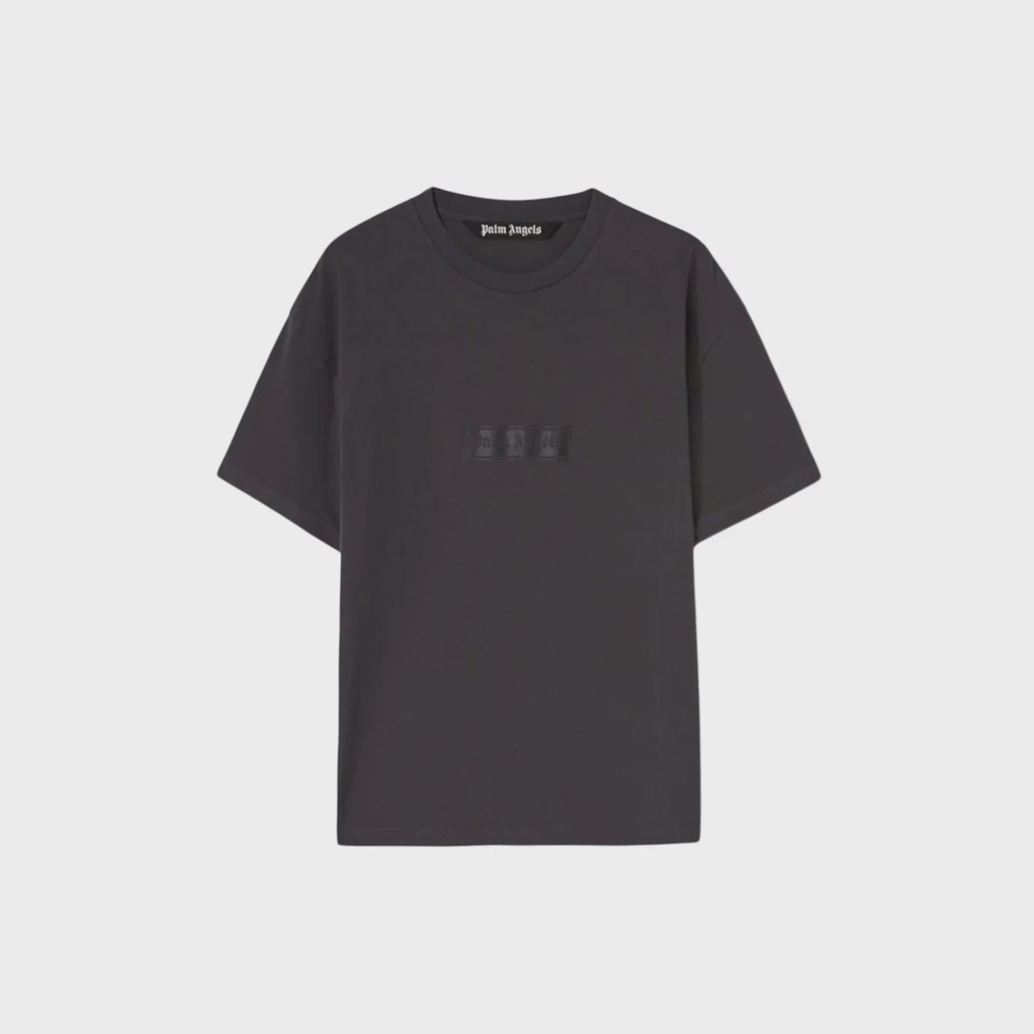Palm Angels Garment Dye Box Logo T-Shirt Black/White