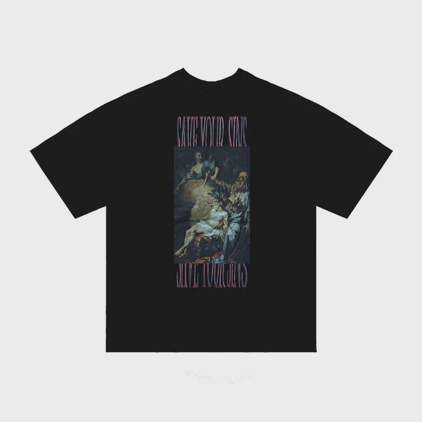 Empty Made Vintage Printed T-Shirt Black