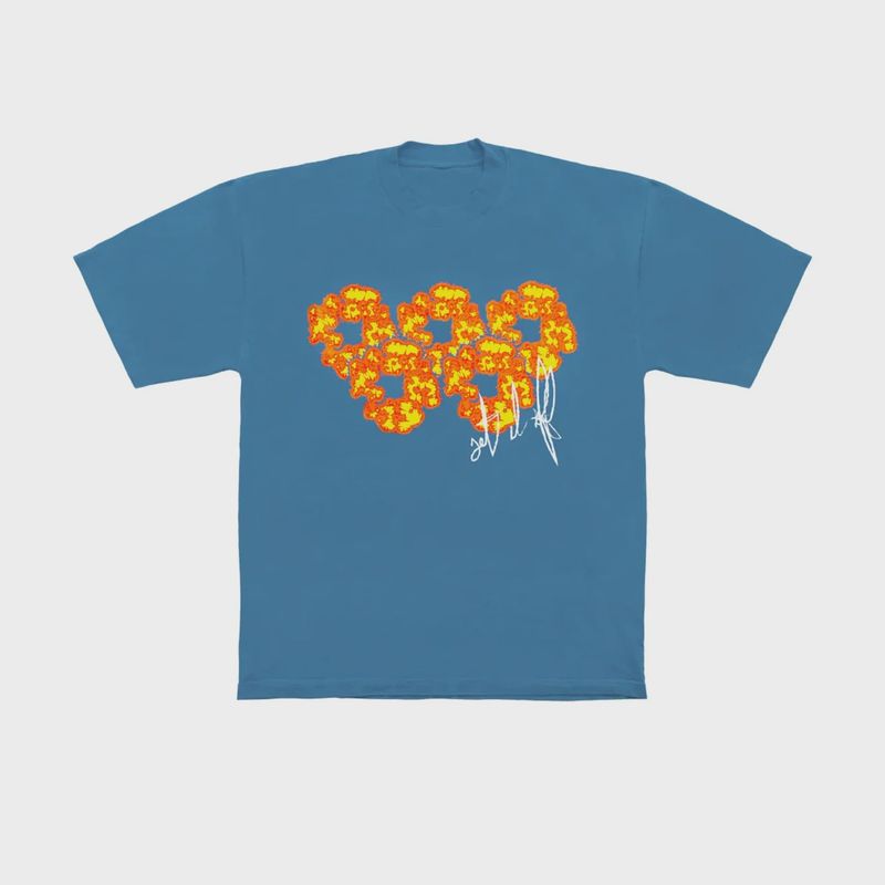 Denim Tears x Offset Set It Off #2 T-shirt Blue
