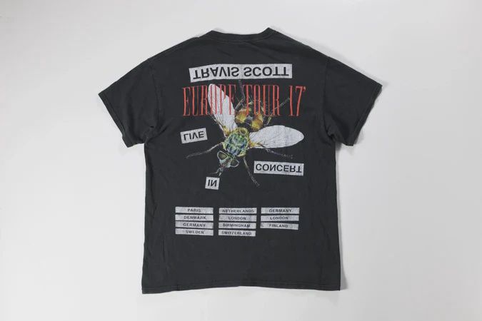 Travis Scott Europe Tour 2017 Concert Tee