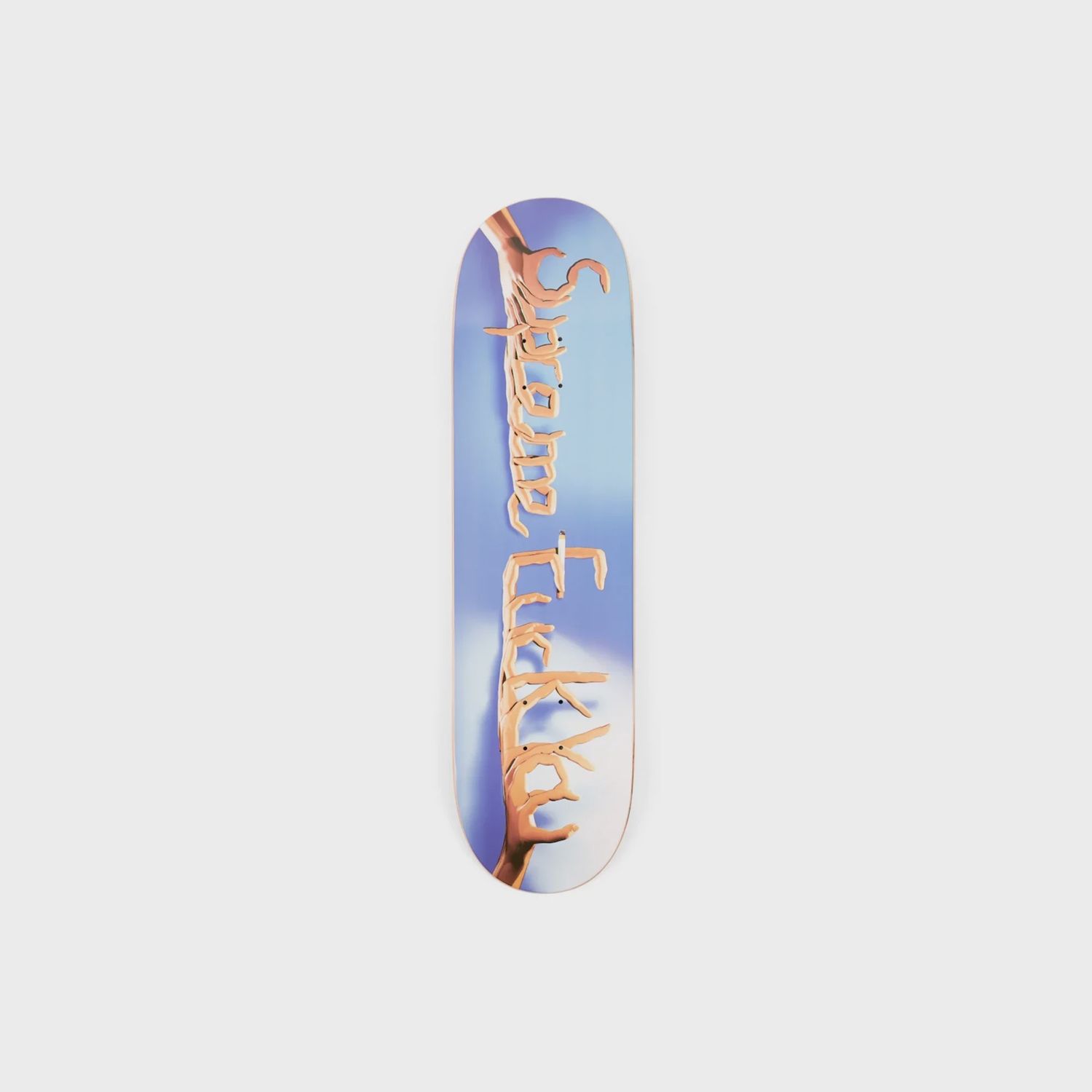 Supreme Fuck You Skateboard Skateboard Deck Blue