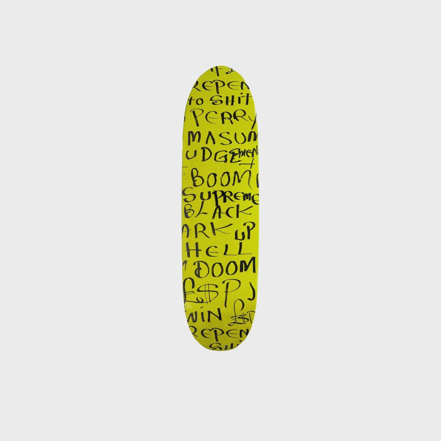Supreme x Lee Scratch Perry Black Ark Cruiser Deck Fluorescent Yellow