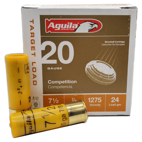 20 Gauge Target Load 7.5 Shot 1275 V 7/8 load oz 24 Load 2 3/4L