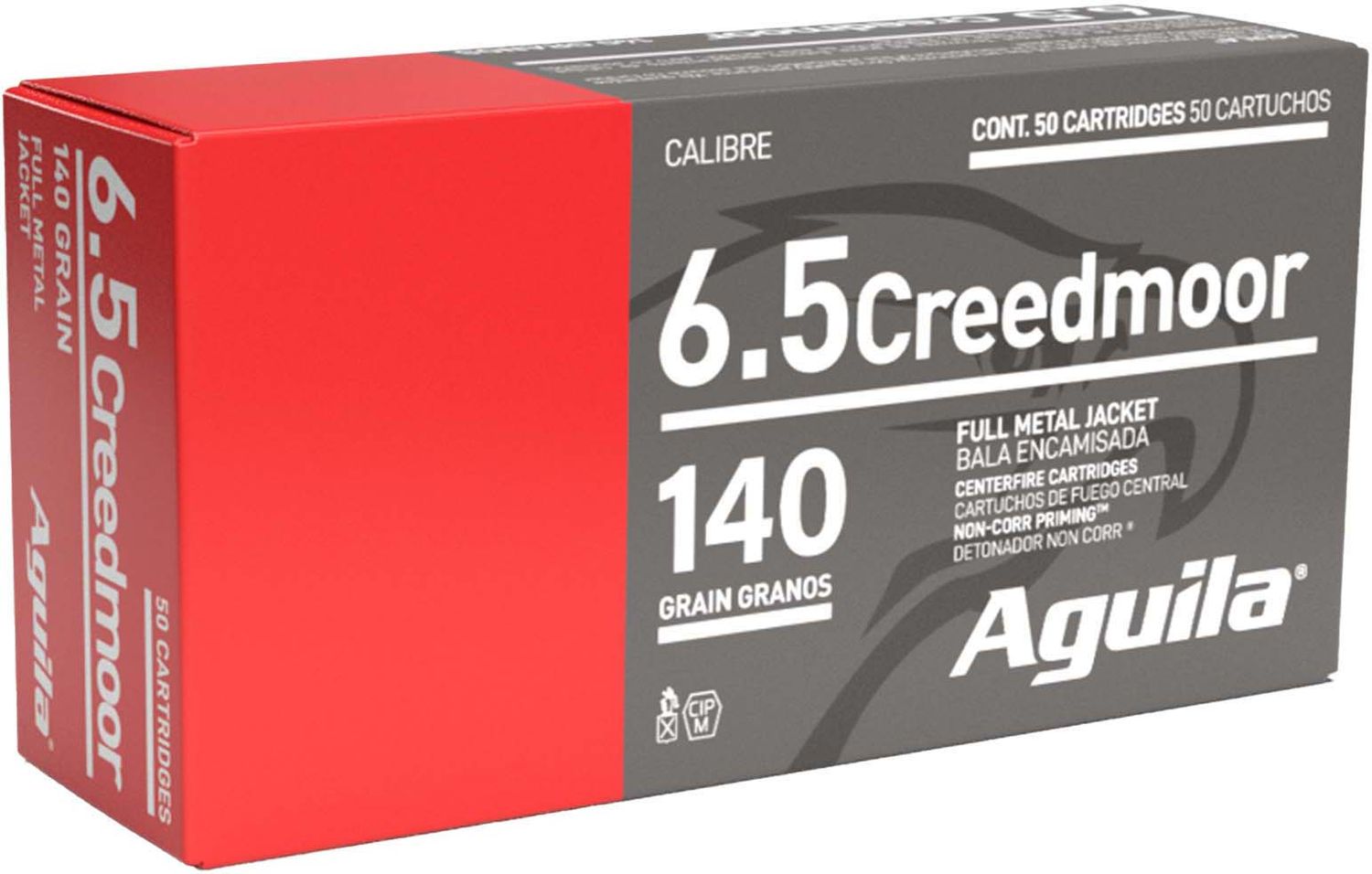 Aguila 6.5 Creedmoor 140 Gr FMJ 20 Ct