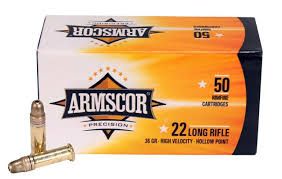 Armscor 22 Long Rifle 36 Gr HV HP