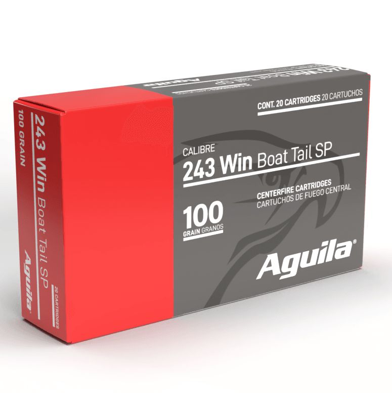 Aguila 243 Win Boat Tail SP 100 Gr 20 Ct