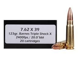 Double tap 7.62x39 Russian 150 Gr Sierra JSP 20 St 2100 FPS 1469 FT