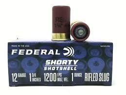 Federal Shorty Shotshell 12G 1 3/4&quot; 1200 FPS 1oz