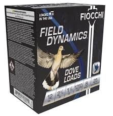 Field Dynamics Dove Loads 12GA 2 3/4&quot; 1 1/8oz 1250 FPS 8 Shot 25 Shell
