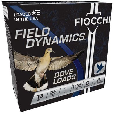 Field Dynamics Dove Loads 16Ga 2 3/4&quot; 1oz 1165 FPS 8 Shot 25 Shell