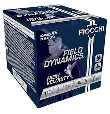 Field Dynamics High Velocity .410g 3&quot; 11/16oz 1140 FPS 9 Shot 25 Shell