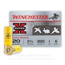 Game Load Hi-Brass 20g 2 3/4&quot; 1220 FPS 2 3/4 Dram 1oz 6 Shot