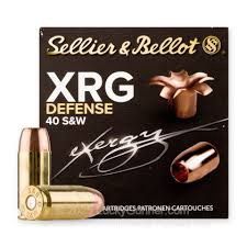 Sellier &amp; Bellot 40 S&amp;W 130 Grain XRG Defense – 25 Rounds