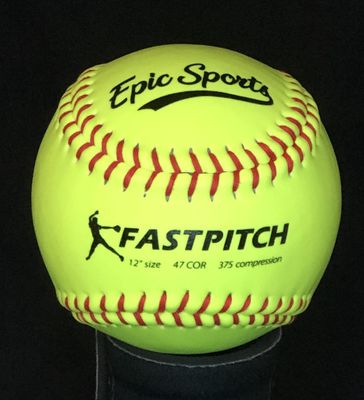 Fast Pitch Practice 12&quot; Softballs (Dozen)