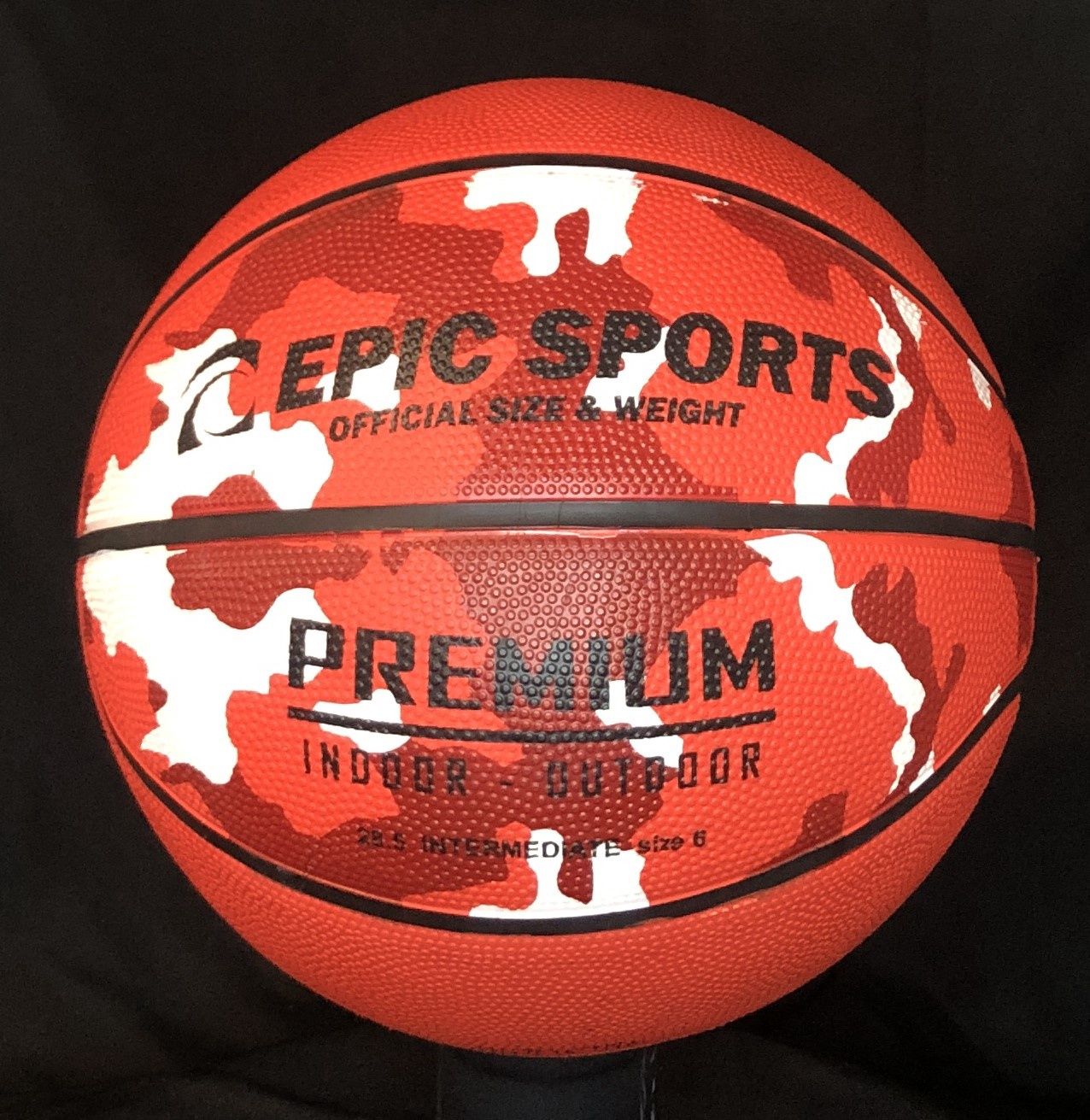 Scarlet/Camo 28.5&quot; Basketball