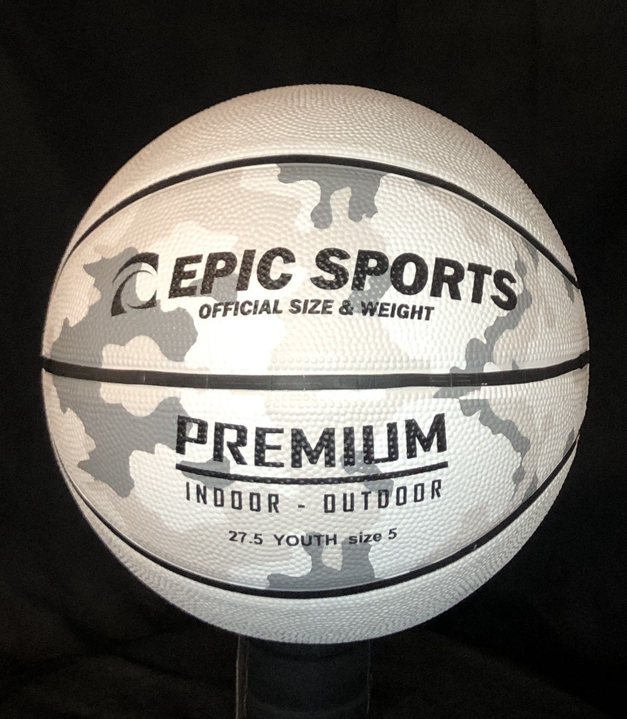 Epic Multi-Color Camo Premium Recreational Basketballs White Camo