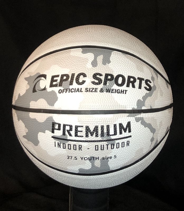 Epic Multi-Color Camo Premium Recreational Basketballs White Camo