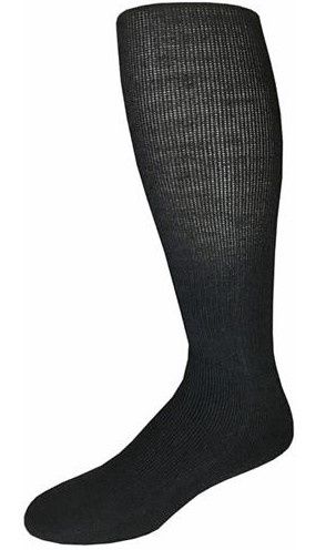 Over-The-Calf Multi-Sport Socks PAIR Medium Black