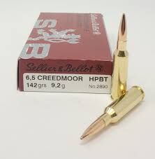 Sellier &amp; Bellot 6.5 Creedmoor 142 Grain HPBT Match Ammunition – 20 Rounds