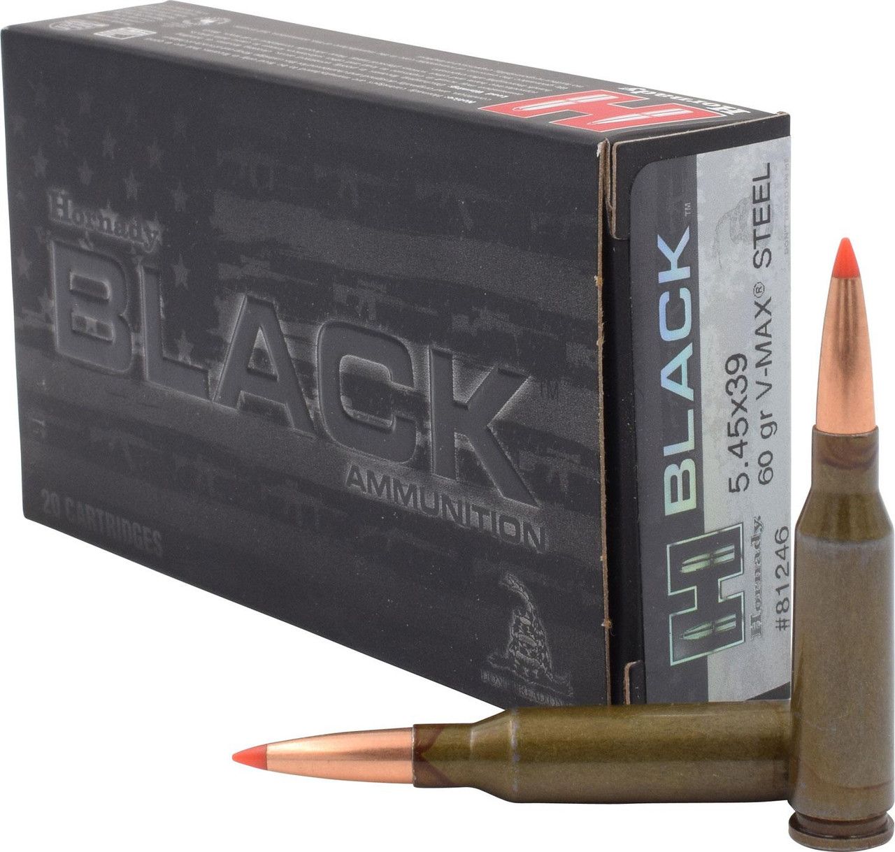 Hornady Black Ammunition  5.45x39 60Gr V-Maz 20Ct