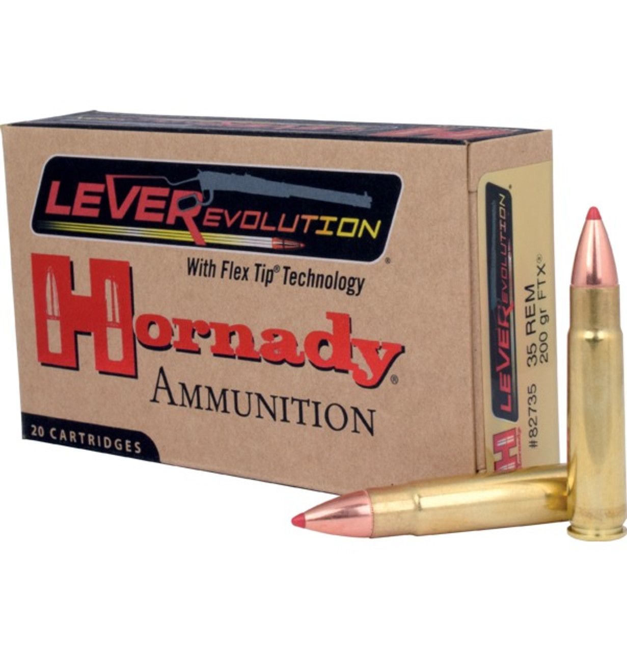Hornady Lever Evolution 35 REM 200 Gr FTX