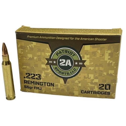 Patriot 2A .223 Remington 55Gr FMJ 20 Ct