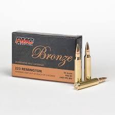 PMC 223 Remington 55Gr FMJ-BT 2900 FPS MV 20Ct