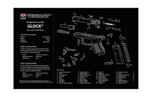 TekMat Bench Mat Glock 42/43