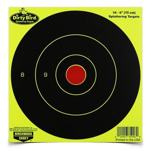 Dirty Bird 6&quot; Yellow Round 16ct
