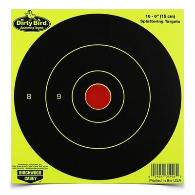 Dirty Bird 6&quot; Yellow Round 16ct