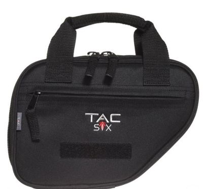 Tac-Six 10&quot; Battalion Single Handgun Case, Black