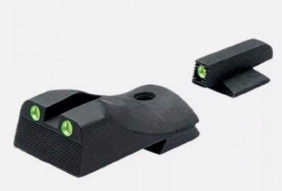 Meprolight Tru Dot Sight, Kimber &quot;Slant&quot; fits Kimber Customs, Fixed Sights, Green Dot ML11212