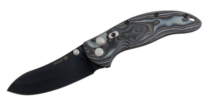 Hogue 4&quot; upswept Black Finish 154 CM Steele 34459