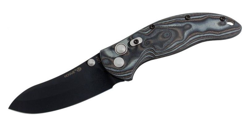 Hogue 4&quot; upswept Black Finish 154 CM Steele 34459