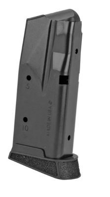 P365 9mm 10-Round Magazine with Finger Extension – Steel Construction