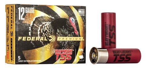 Federal PTSSX193F9 Premium Turkey Heavyweight TSS 12Gauge 3&quot; 1 3/4oz 9Shot 5 Per Box