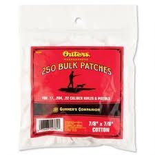 250 Bulk Patches  .17, .204, .22 7/8&quot;