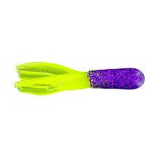 2&quot; Crappie Minnr Purple Glitter Chartreuse 10Ct