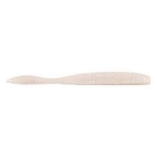 Berkley PowerBait MaxScent Flat Worm Soft Bait 4.25&quot; White Pearl 8Ct