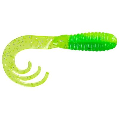 Big Bite Baits Triple Tip Grub Tractor Green 2&quot; 10CT
