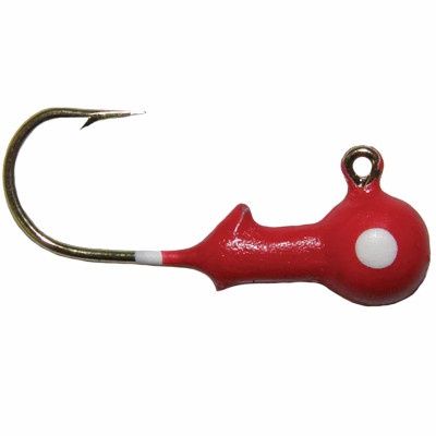 Big Bite Baits BBJ Jig Heads Chartreuse Red Eye 1/32 oz