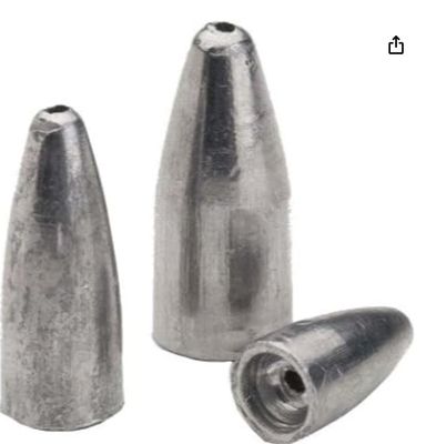 Bullet Weights Slip Sinkers 1/2oz 7Ct