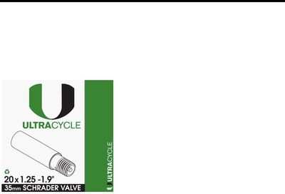 ULTRACYCLE SCHRADER VALVE TUBES 20 X 1.25&quot;-1.9&quot;