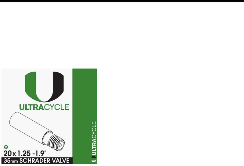 ULTRACYCLE SCHRADER VALVE TUBES 20 X 1.25&quot;-1.9&quot;