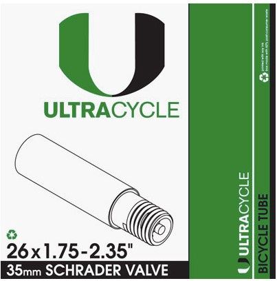 ULTRACYCLE SCHRADER VALVE TUBES 26 X 1.75 -2.35