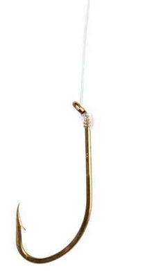 Eagle Claw 031 Classic Snelled Hooks Size 6