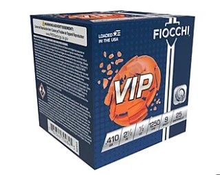 Fiocchi VIP 410 Ga 2 1/2&quot; 1/2oz 1250 FPS 9 Shot 25 Shell