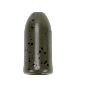 FishUSA Tungsten Worm Weights - Pro Pack 1/4oz Black