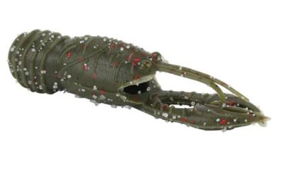 Great Lakes Finesse Juvy Craw Green Pumpkin Red 2.5&quot;
