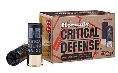 Hornady Critical Defense 00 Buckshot 12G 2 3/4&quot; 8 pellet 1600FPS